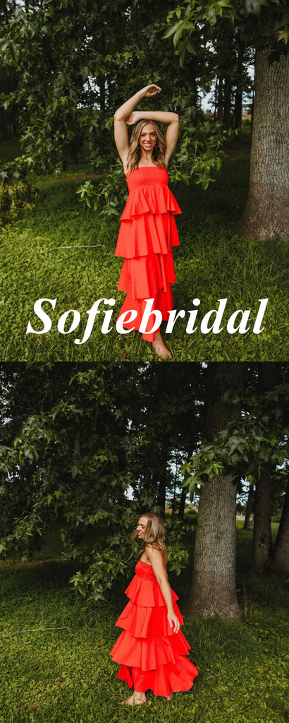 Sexy Sweetheart Sleeveless A-Line Floor Length Prom Dress, PD01076