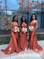 Mismatched Soft Satin Mermaid Floor Length Bridesmaid Dresses, SFWG00571