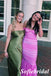 Sexy Chiffon Off Shoulder Sleeveless Floor Length Mermaid Maxi Prom Dress, PD01145