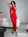 Sexy Soft Satin Halter Sleeveless Memmaid Floor Length Prom Dress, PD01071