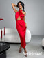 Sexy Soft Satin Halter Sleeveless Memmaid Floor Length Prom Dress, PD01071