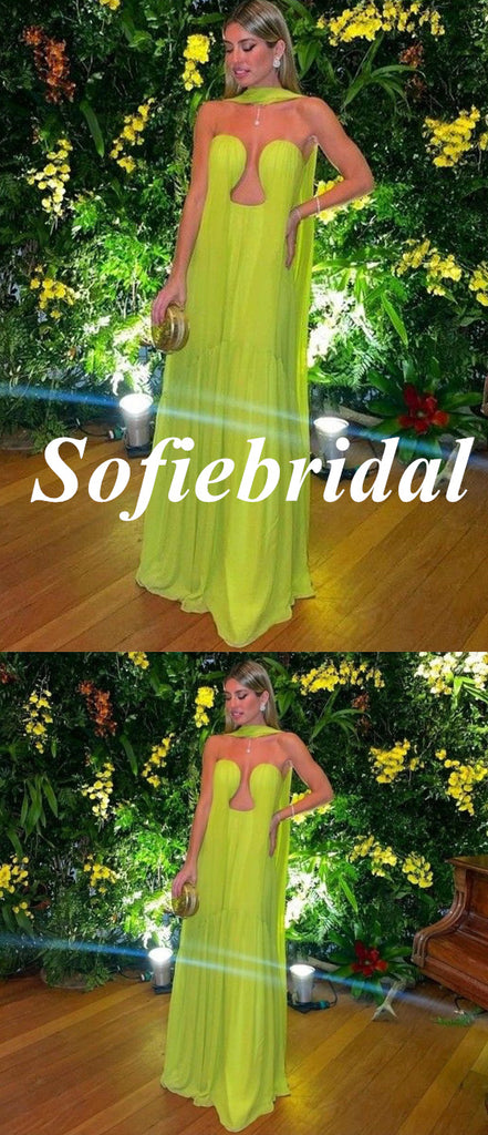 Sexy Sweetheart Sleeveless A-Line Floor Length Prom Dress, PD01089