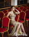 Sexy Sequin Spaghetti Straps V-Neck Sleeveless Side Slit Mermaid Long Prom Dresses, PD0904