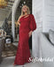 Sexy Sequin One Sleeve Side Slit Mermaid Long Prom Dresses,PD0746