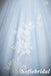 Elegant Tulle Off Shoulder Sleeveless A-Line Lace Up Back Prom Dress With Applique, PD01034