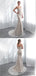 Mermaid Strapless Lace Appliques Lace up Back Wedding Dresses, WD0465