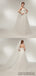 Sweetheart Ivory Tulle Lace up back Wedding Dresses With Train, WD0458