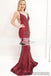 Simple Design Sequin Mermaid Lace Up Prom Dresses, Affordable Prom Dresses, PD0435