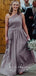 A-Line One Shoulder Chiffon Cheap Bridesmaid Dresses With Belt,SFWG0010
