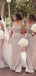 See Through Mermaid Sweetheart Cheap Bridesmaid Dresses With Belt,SFWG0011