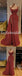 Sexy Rust Sequin Spaghetti Straps V-Neck Side Slit Mermaid Long Prom Dresses,SFPD0584