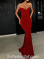 Sexy Charming Sequin Spaghetti Straps V-Neck Mermaid Long Prom Dresses,SFPD0264
