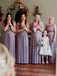 New Mismatched Floor-length Simple Long Bridesmaid Dresses Online,SFWG00395