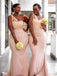 Simple Mermaid One-shoulder Long Bridesmaid Dresses Online,SFWG00379