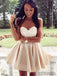 Simple Sweetheart Lace Cute Simple Cheap Homecoming Dresses 2018, CM451