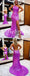 Sexy Sequin One Shoulder Sleeveless Side Slit Mermaid Long Prom Dresses,PD0801