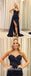 Sexy Charming Sequin And Tulle Spaghetti Straps V-Neck Sleeveless Side Slit Mermaid Long Prom Dresses,SFPD0530