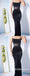 Sexy Black Mermaid Spaghetti Straps Cheap Long Prom Dresses,SFPD0227