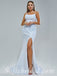 Sexy Sequin Scoop Sleeveless Criss Cross Side Slit Mermaid Long Prom Dresses,SFPD0338