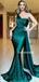 Popular Mermaid One-shoulder Soft Satin Simple Long Prom Dresses,SFPD0130