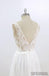 Simple Sexy Deep Low V Neck Small A-line Cheap Dresses For Wedding, WD398