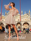 Sparkly Sexy Spaghetti Straps V-Neck A-Line Prom Dress/Homecoming Dress,HD0219
