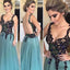 Gorgeous Beaded Backless Sexy Long A-line Tulle 2017 Prom Dresses, PD0529