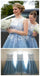 Most Popular Junior Pretty Organza Bateau Off Shoulder Lace Short Bridesmaid Dresses, SF0006