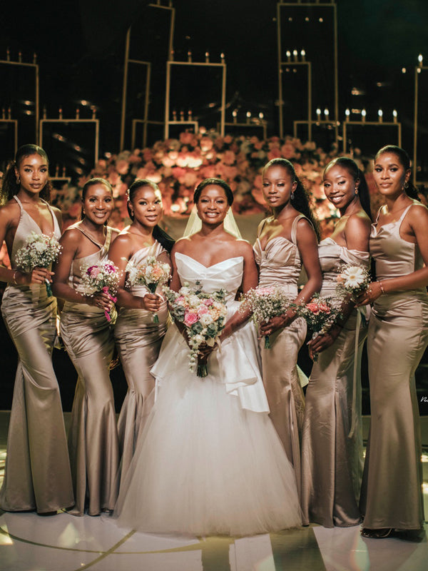 Mismatched Mermaid Floor-length Cheap Bridesmaid Dresses,SFWG00358