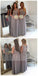 Modest Cap Sleeve Lace A Line Grey Floor-Length Chiffon Wedding Guest Dresses For Maid of Honor, WG44