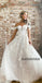 Charming Off-shoulder A-line Simple Long Wedding Dresses Online,SFWD0044