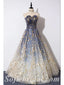 Sexy Charming Special Tulle Sweetheart Lace Up Back A-Line Long Prom Dresses,SFPD0434