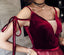 A-line Floor-length V-neck Long Tulle Lace Up Back Prom Dresses, PD0082