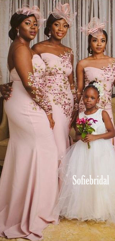 Sexy Sweetheart Mermaid Lace Cheap Bridesmaid Dresses,SFWG00346