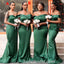 Sexy Mismatched Sleeveless Mermaid Floor Length Bridesmaid Dressses, SFWG00450