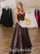 Shiny Sequin Spaghetti Straps Sleeveless A-Line Long Prom Dresses,SFPD0693
