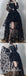 Black Satin And Lace Off Shoulder Long Sleeve High Low A-Line Prom Dresses/Homecoming Dresses,SFPD0574