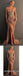 Sexy Sequin Sweetheart Sleeveless Side Slit Mermaid Long Prom Dresses With Pleats,SFPD0285