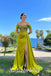 Sexy Satin Off Shoulder Sleeveless Side Slit Mermaid Long Prom Dresses With Trailing,SFPD0616