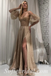 Sexy Shiny Sequin Tulle Sweetheart Sleeveless Side Slit Mermaid Long Prom Dresses,SFPD0546
