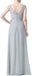 Chiffon Sleeveless Pleats A-line Floor Length Long Bridesmaid Dresses,SFWG00404