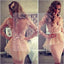 Long Sleeves Prom Dresses, V-Neck Prom Dresses, Open Back Prom Dresses, Formal Prom Dresses, Unique Prom Dresses, Evening Dresses, Prom Dresses Online, PD0105