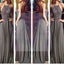 Long Prom Dresses, Gray Prom Dresses, Chiffon Prom Dresses, Popular Prom Dresses, Cheap Prom Dresses, Evening Prom Dresses, PD0032