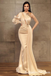 Sexy One-Shoulder Charmeuse Mermaid Prom Dress with Beadings,SFPD0206