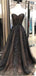 A-line Sweetheart Lace Appliques Beading Tulle Prom Dresses, PD0091
