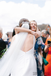A-line Round Neck Sleeveless Simple Long Wedding Dresses With Train, WD0486