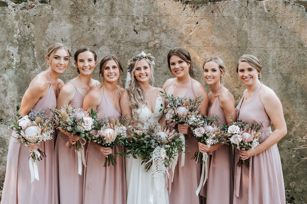 A-line Spaghetti Straps V-neck Sleeveless Long Bridesmaid Dresses, BD1098