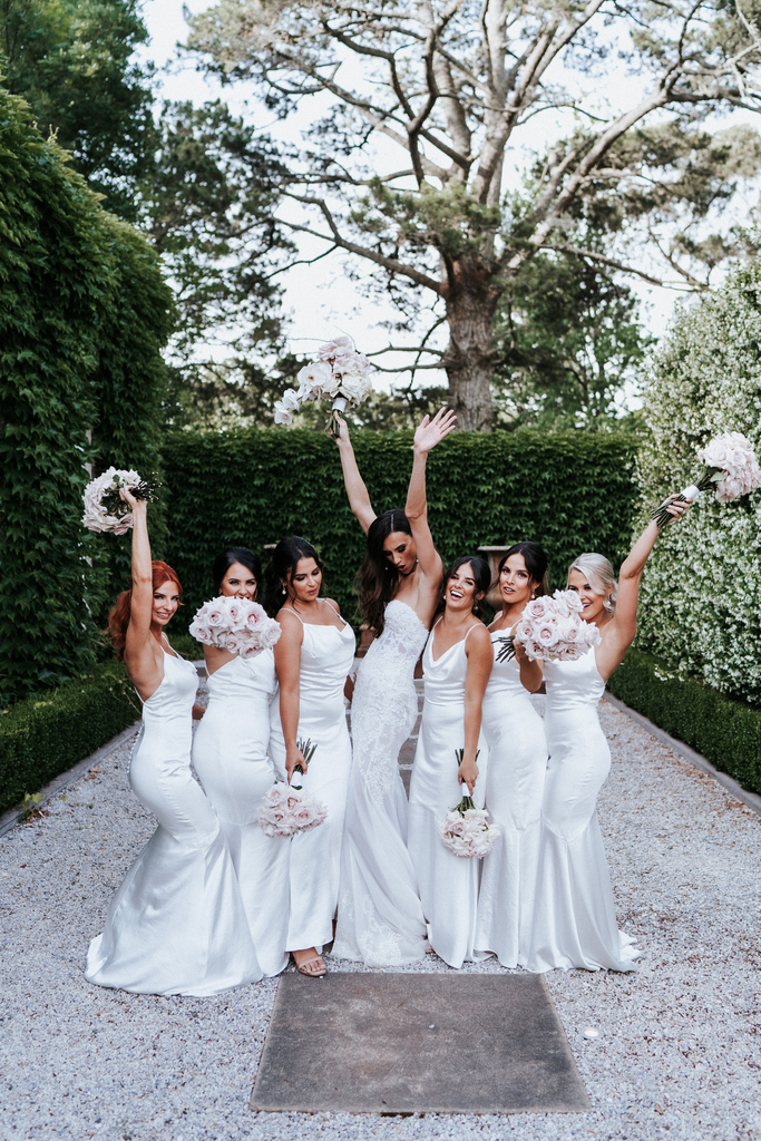 Mermaid Spaghetti Straps V-neck Long Backless Bridesmaid Dresses, BD1102