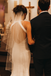 Mermaid Round-neck Sleeveless Open-back Long Wedding Dresses, WD0496