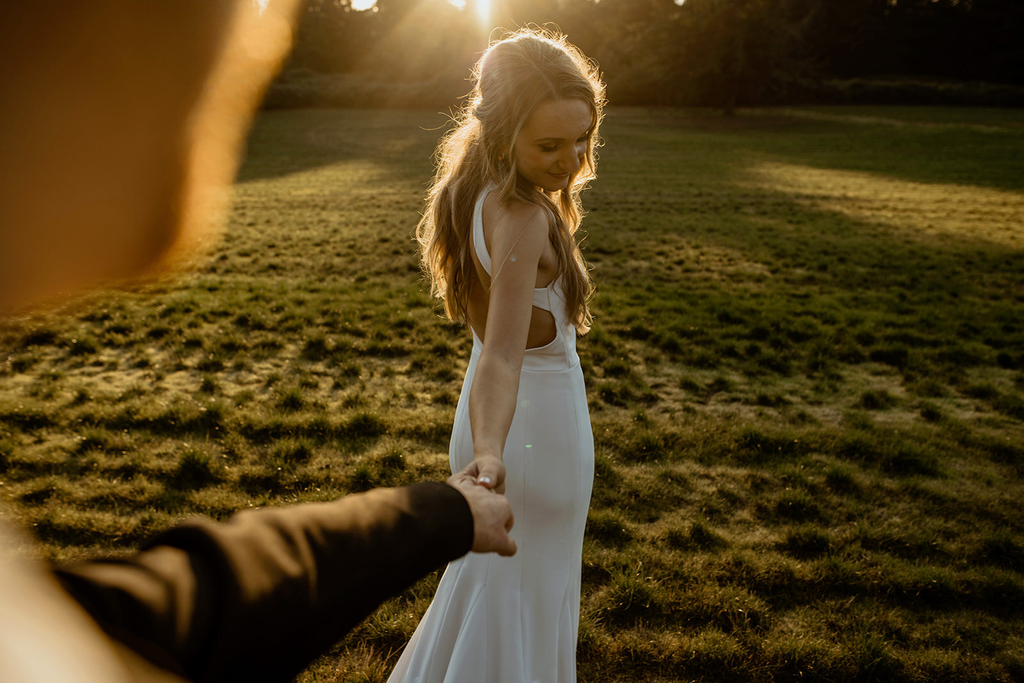 Mermaid Round-neck Sleeveless Backless Simple Wedding Dresses, WD0500